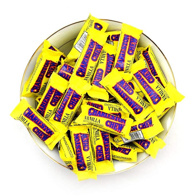 Tootsie Roll Charleston Chew Snack Bars in Easy Open Box Multicolor Classic Vanilla .38 Oz (96 Count)