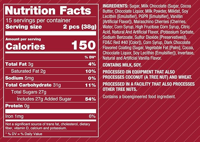 Queen Anne Milk Chocolate Covered Cordial Cherries | 19.8 oz | 30 Piece Gift Box | Whole Cherry Sweet Creamy Fruity Flavor