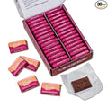 Raaka Pink Sea Salt Chocolate Gift Box | 71% Cacao Dark Chocolate | Organic Vegan Gluten Free | Box of 30 Individually Wrapped Chocolates