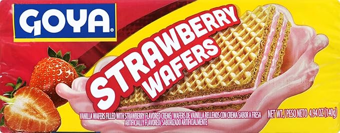 Goya Foods Strawberry Wafers 4.94 Ounce (Pack of 24)