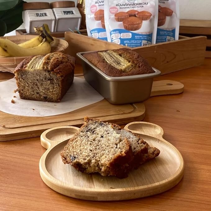 เชฟจ๋า Banana Cake Mix Semi-Finished Pastry Flour Blend for Moist and Fluffy Banana Bread Easy-to-Use Baking Base for Homemade Desserts and Snacks (150g)