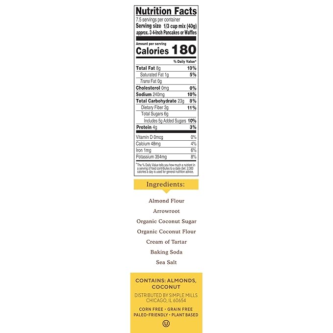 Simple Mills Almond Flour Cookies and Baking Mix Bundle (3 Boxes)