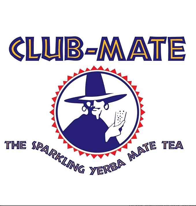 Club-Mate Sparkling Yerba Mate Tea (12 Pack 11.2 oz Bottles) | Berlin's Famous Soft Drink | Natural Energy Low Sugar All Natural Flavors | Vegan Gluten-Free Non-alcoholic