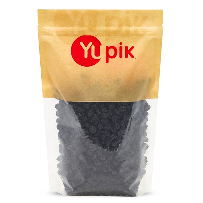 Yupik Dried Blueberries 2.2 lb (35.2 oz) Gluten-Free Kosher Sweet Dried Fruits Whole Berries No Sulphites Source of Fiber &amp Vitamins Healthy Snacks Ideal for Baking &amp Topping