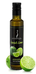 Calivirgin Lime Olive Oil - Lime Crushed Extra Virgin Olive Oil - Cold Pressed Olive Oil - Lime Flavored Olive Oil - No Preservatives - Gourmet Olive Oil from Organically Grown Olives - 250ml