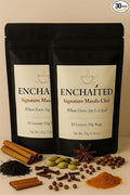 ENCHAITED Authentic Masala Chai Tea Bags - 30 Count | Premium Assam Tea Loose Leaf Quality in Convenient Tea Bags | Chai Spice Tea | Natural Caffeine | Individual Wrapped