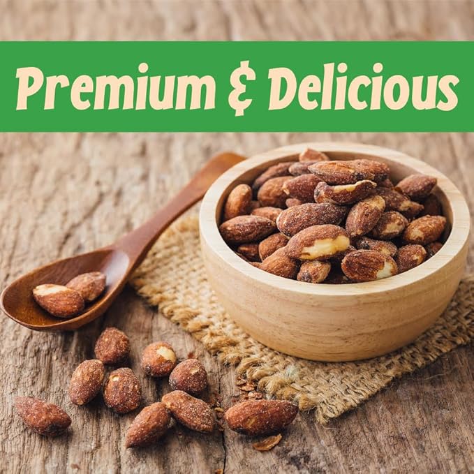 Sincerely Nuts – Roasted Whole Salted Almonds | 2 Lb. Bag | Delicious Guilt Free Snack | Low Calorie Vegan Gluten Free | Gourmet Kosher Food | Source of Fiber Protein Vitamins and Minerals