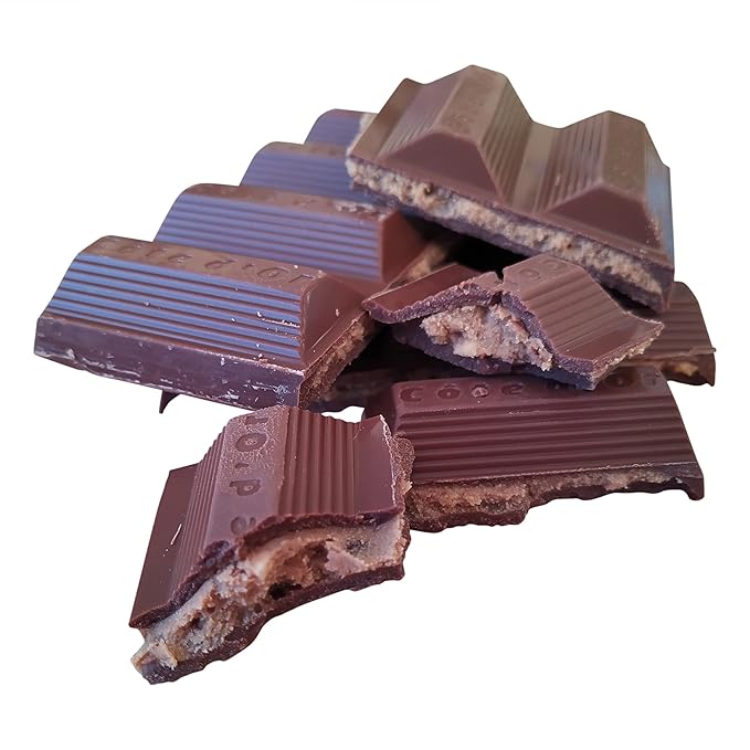 Cote d'Or Chocolate | Cote dOr Praline Milk Hazelnut Bar | Belgian Milk Chocolate with Praline and Hazelnut Filling | Belgian Praline | Total Weight 7.05 ounce