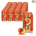Peace Tea Peach - No Preservatives Made with Real Tea and Natural Fruity Flavor - Pack of 24 Iced Tea Cans 341 mL/11.5 fl.oz (Shipped from Canada) by TrendnSave