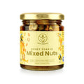 Shiva Organic Mixed Nuts in Honey (Almonds Walnuts Cashews Pistachios) - 240g (17.64 FL OZ) - Crunchy Protein-Rich High in Magnesium Phosphorus and Dietary Fiber