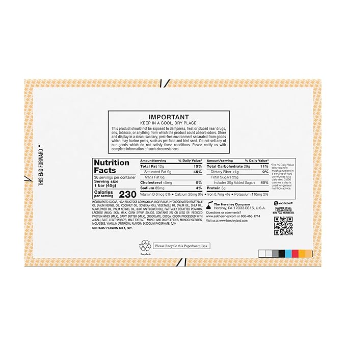 WHATCHAMACALLIT Chocolate Caramel Peanut Crisps Candy Bars 1.6 oz (36 Count)