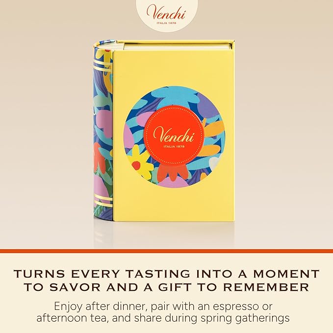 Venchi - Spring Mini Book with Assorted Cremini 6.34 Oz Venchi Spring Collection Gluten Free Gift Idea
