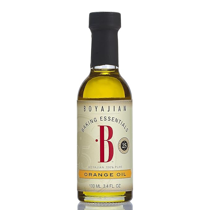 Boyajian Pure Orange Oil 3.4 Fluid Ounce - Set of 4.