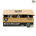 Tayst Coffee Pods Bold &amp Brilliant Dark Roast K Cups Compatible with Keurig Coffee Maker Sustainable Single Serve Pack of 50