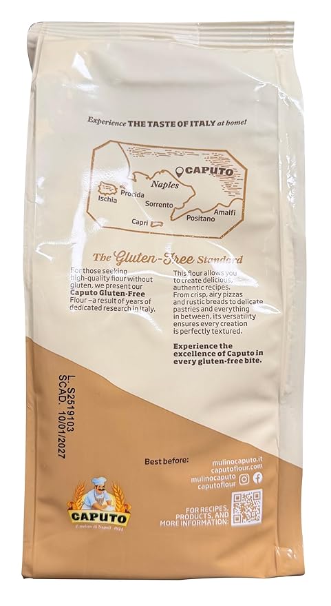 Antico Molino Napoli Antimo Caputo Pizza Flour Gluten Free 2.2 Pound (Pack of 2)