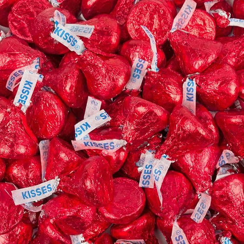 90 Pcs Patriotic Candy Kisses Chocolate with Red Blue &amp Silver Candy for 4th of July (Approx. 90 Pcs)