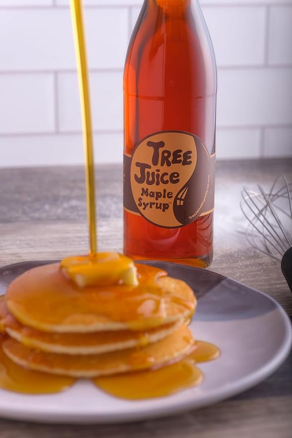Tree Juice Gingerbread Maple Syrup | All Natural Non GMO Vegan Gluten Free Vegetarian Paleo | 12 Ounce Bottle