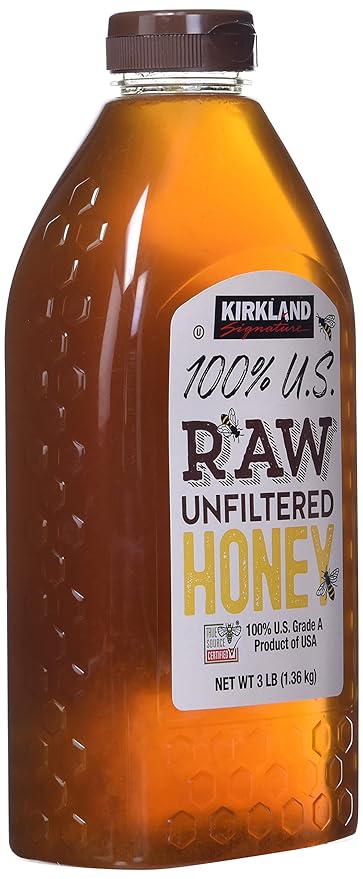 Kirkland Signature Kirkland Signature Raw Unfiltered USA Honey (48 OZ/ 3 LBS) 48 oz(Pack of 1)