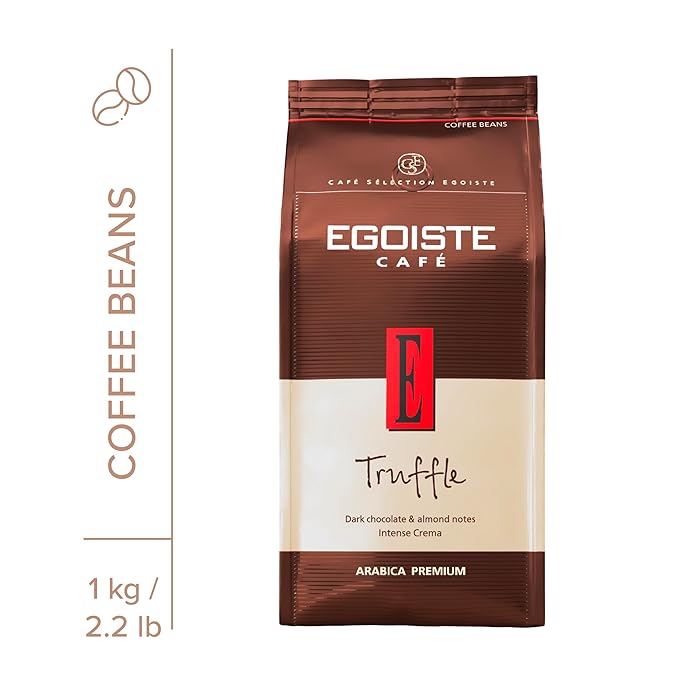 EGOISTE Truffle premium arabica whole coffee beans 2.2 pound (1000g) medium roast