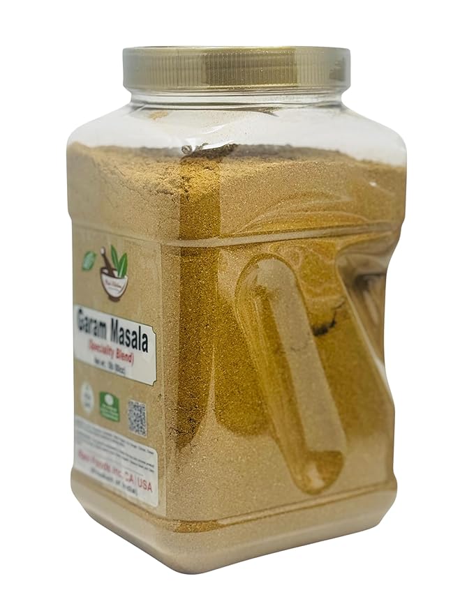 Desi Kitchen All Natural || NON GMO || Vegan || Salt Free || Premium Garam Masala (North Indian Spice Blend) Indian 11 Spice Blend 80oz(5 Pound Jar)