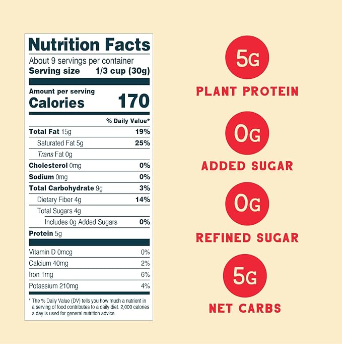 Seven Sundays Nut Granola Cereal Rise &amp Shine Strawberry Banana Nut 20 Oz Bag Grain &amp Gluten Free 5g Protein 5g Net Carbs Keto Friendly