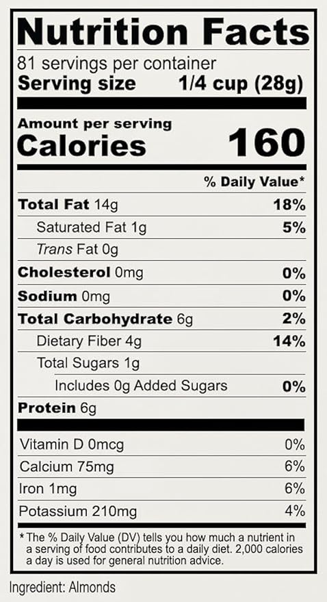 Anthony's Almond Meal Flour Unblanched 5 lb Gluten Free Non GMO Keto Friendly