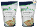 PureLiving Organic Sprouted Buckwheat - Whole Grain - 16 Ounce Bag (Pack of 2) - A Pseudo-cereal rich in vitamins minerals and complex carbohydrates.