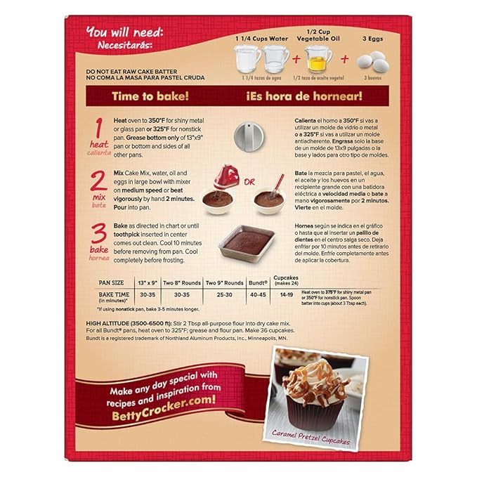 Betty Crocker Delights Super Moist German Chocolate Cake Mix 15.25 oz.