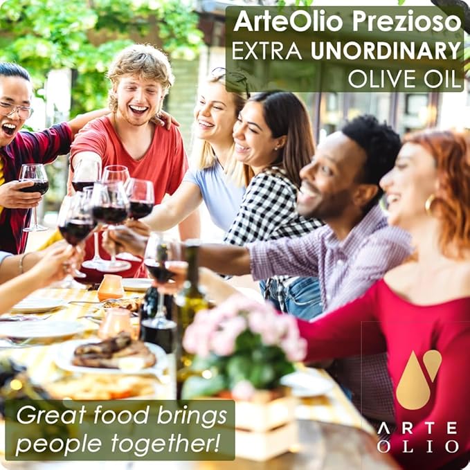 ArteOlio Prezioso Olive Oil: 100% Extra virgin cold pressed olive oil directly from Italy made in Single Estate Unordinary Rich Taste (250mL Bottle)