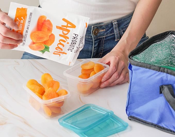 Nature's Garden Probiotic Apricots - Dried Fruit Plump Dried No Added Sugar Gluten-Free Dairy-Free Vegan – Bulk 40 Oz Bag (Pack of 2)