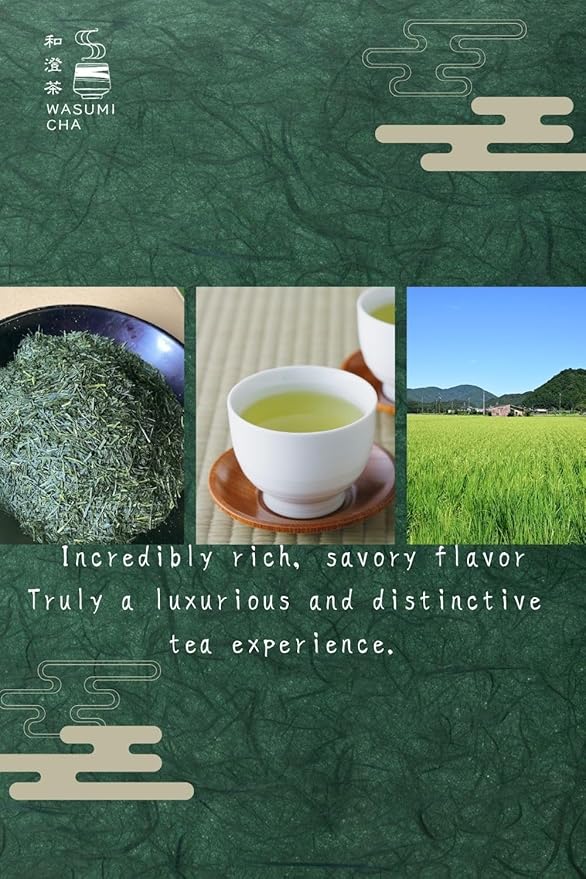 Wasumicha -Hitotsu Japanese Green Sencha Tea hot brew cold brew Biodegradable Teabag 20bags