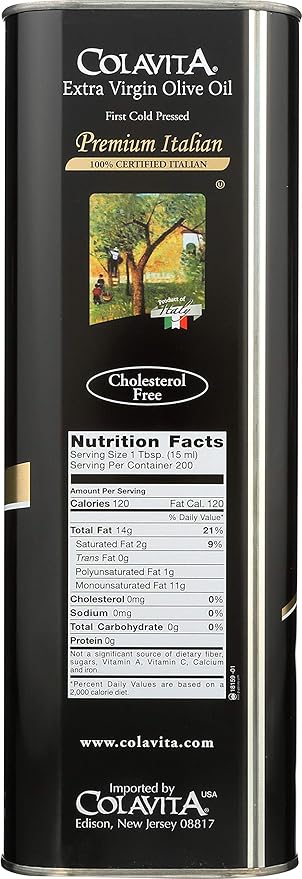 Colavita Premium Italian Extra Virgin Olive Oil Tin 101.4 fl. oz. Tin