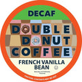 Double Donut French Vanilla Coffee Medium Roast Flavored Decaf Coffee Pods for Keurig K Cups Makers from Double Donut 96 Capsules