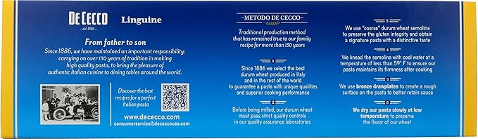 De Cecco Pasta - Linguine Pasta 16 Oz (Pack Of 20)