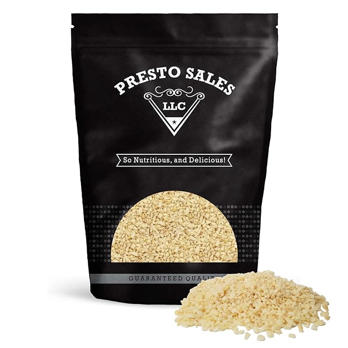 Macadamia nuts Fresh Raw Chopped | Great for decorations | KETO friendly Vegan Alternative Low-carb packed in a resealable pouch bag of 1 lbs. (16 oz.) by Presto Sales LLC