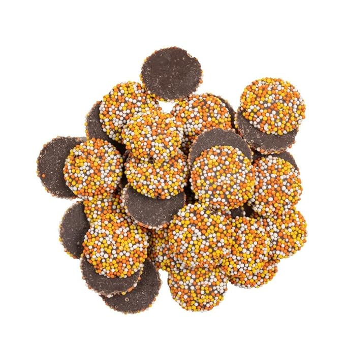 Dark Chocolate Nonpareils Autumn 25 lbs