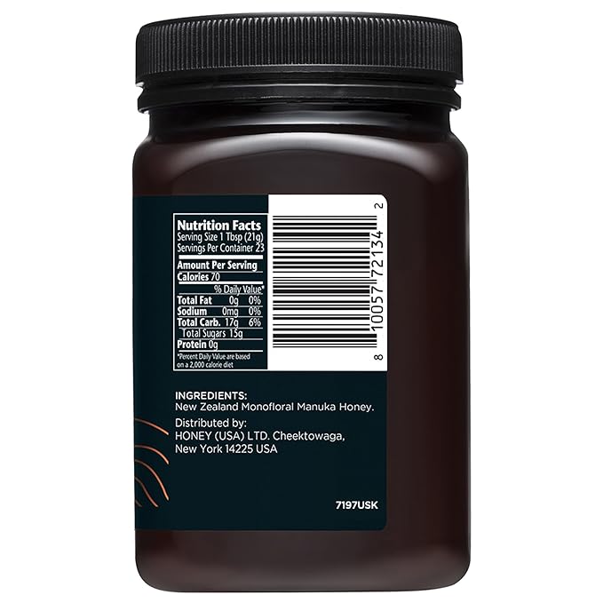 Manuka Doctor - MGO 925+ Manuka Honey Monofloral 100% Pure New Zealand Honey. Certified. Guaranteed. Raw. Non-GMO (17.6 oz)