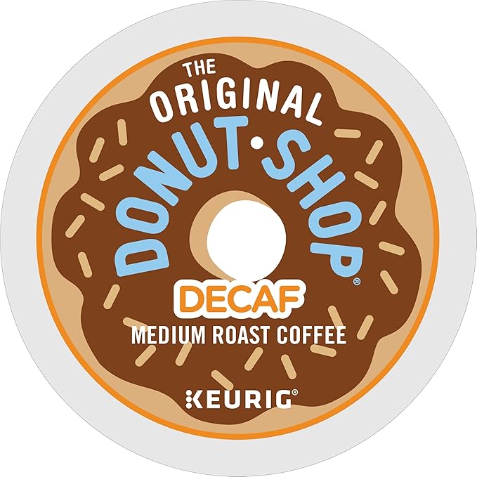The Original Donut Shop Decaf Keurig Single-Serve K-Cup Pods Medium Roast Coffee 72 Count