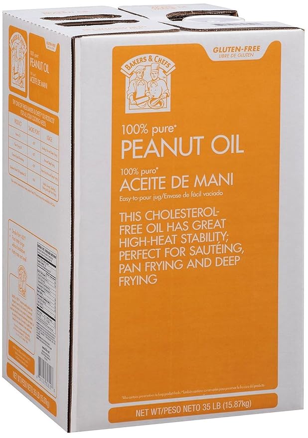 Bakers and Chefs 100% Peanut Oil 35 Pound