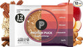 Protein Puck Vegan Plant based Protein Bar – Natural Healthy Snack Bars 12 Count 1.34oz Mini Gluten Free Dairy Free No GMO Kosher – Harvest Moon - Apple Cinnamon Pecan Sport Nutrition
