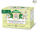 Tadin Chamomile &amp Mint Tea Herbal Tea Caffeine Free Tea Tea Bags Individually Wrapped 24 Tea Bags Per Box Pack of 6