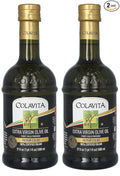 Colavita Premium Italian Extra Virgin Olive Oil 17 oz (Pack of 2) Glass Bottles
