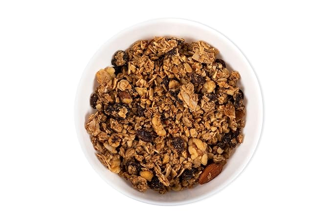 Liv Gourmet Granola Variety Pack - 8oz (Pack of 4) | Healthy Nutrient-Dense Snack Breakfast Cereal | 1:1 Nut-to-Oat Ratio | Non-GMO Low Sugar Vegan | Organic Oats No Artificial Ingredients No Se