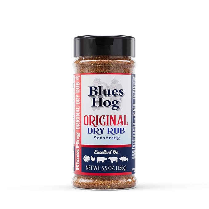 Blues Hog Seasonings BBQ Box – Original Bold &amp Beefy &amp Sweet &amp Savory Variety Pack – All‑Natural Dry Rub Gift Set Gluten‑Free Made in the USA