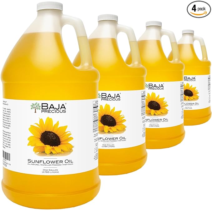 Baja Precious - High Oleic Sunflower Oil Case of 4 X 1 Gallon Jugs