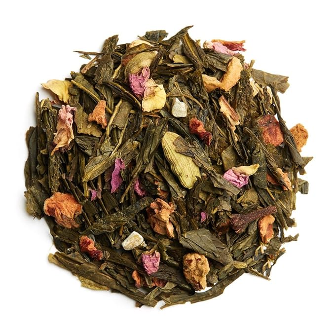 Palais des Thés - Holiday Green Tea N°25 - Premium Gourmet Organic Green Tea with citrus &amp spices - 3.5oz Loose Leaf Metal Gift Tin - Serves