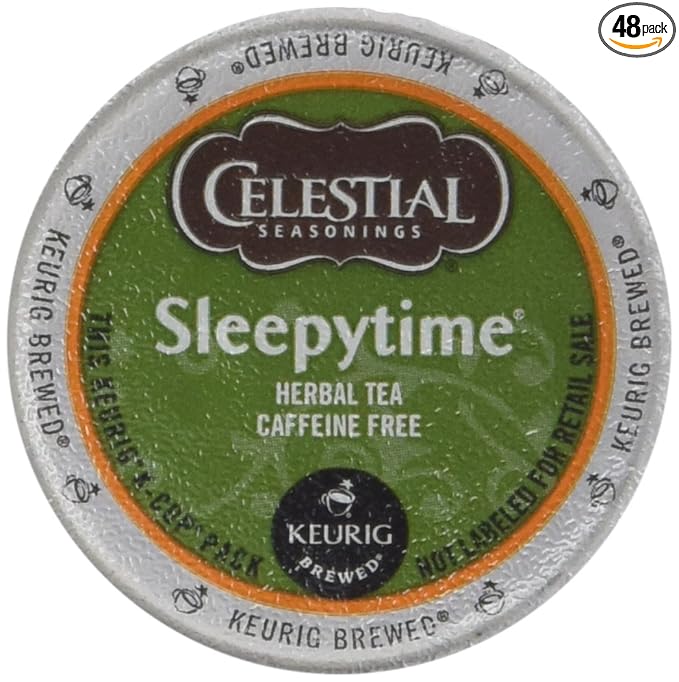Celestial Seasonings Sleepytime Herbal Tea K Cup 48 Count Case for Keurig Brewers