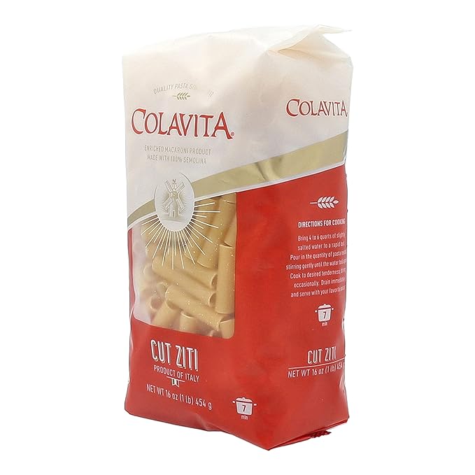 Colavita Pasta - Cut Ziti 1 Pound - Pack of 20