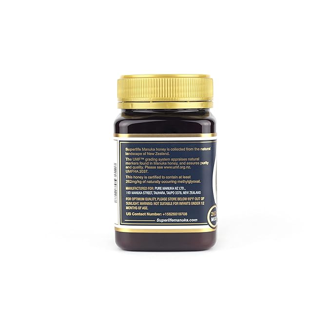 SuperLife - Manuka Honey MGO 263+ (UMF 10+) 500g Raw Honey Pure &amp Unpasteurised Monofloral New Zealand Honey