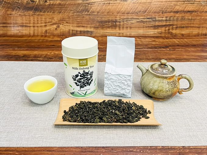 Xin Qing Milk Oolong Tea Jinxuan Oolong Tea Taiwan High Mountain Oolong Tea Taiwan Tea Taiwan Gaoshan Ulong Tea Taiwanese Oolong Tea 75g